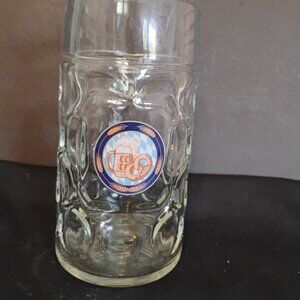 Borgonovo Pretzel and Beer Logo 1 Liter Beer Stein